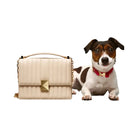 Kate Spade Deco Quilted Chain Shoulder Bag Milk Glass