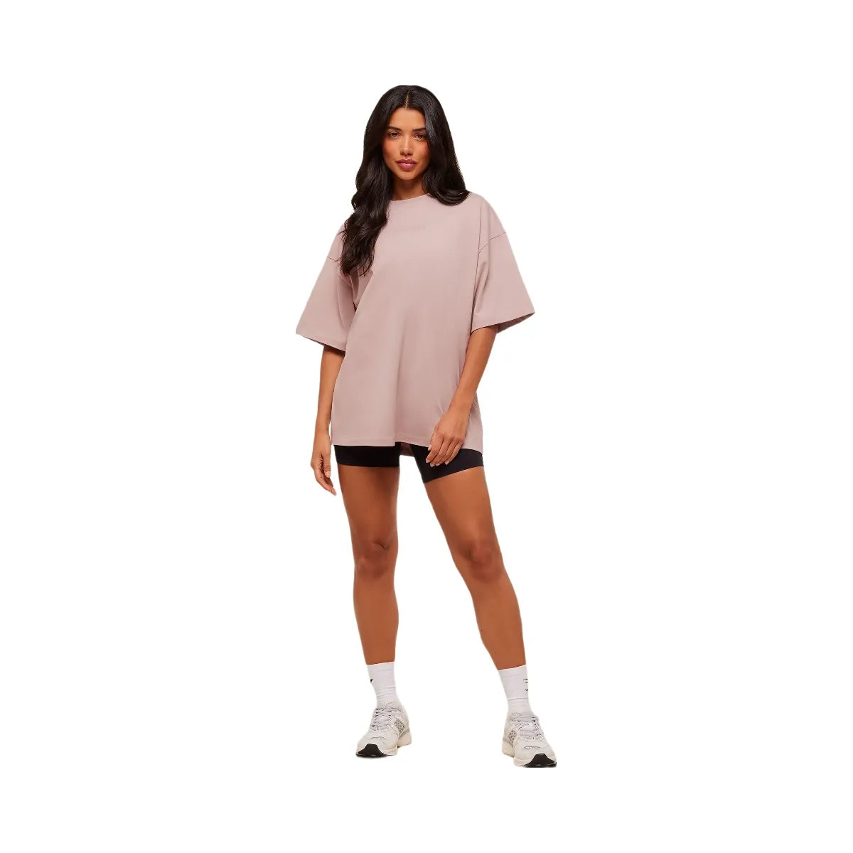 Gymshark Embossed Graphic Oversized T-Shirt - Muted Pink