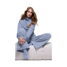 Alo Women's Serenity Wide Leg Sweatpant - Winter Frost