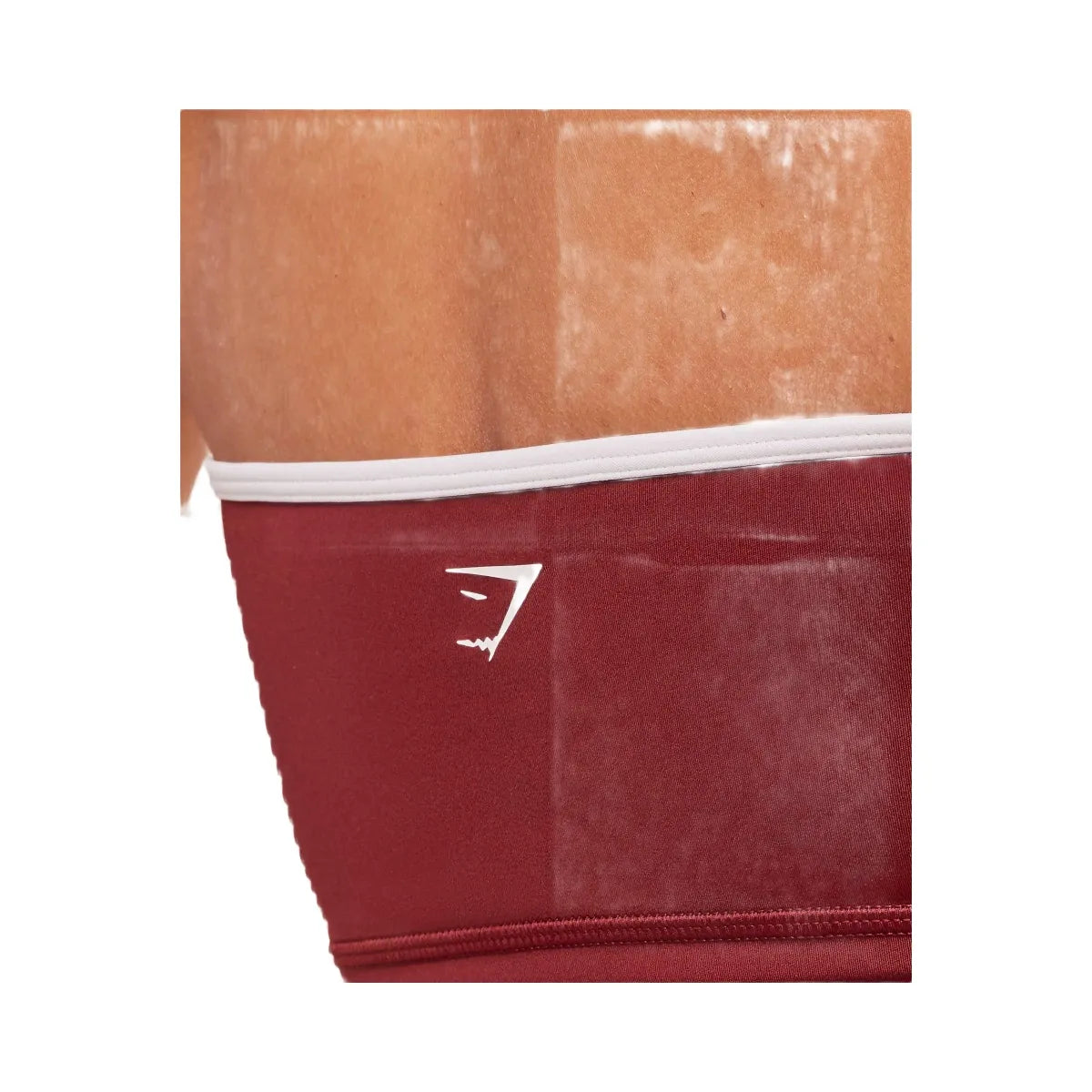 Gymshark Piping Bandeau With Shelf - Sets Red/Carmine Red/Soft White