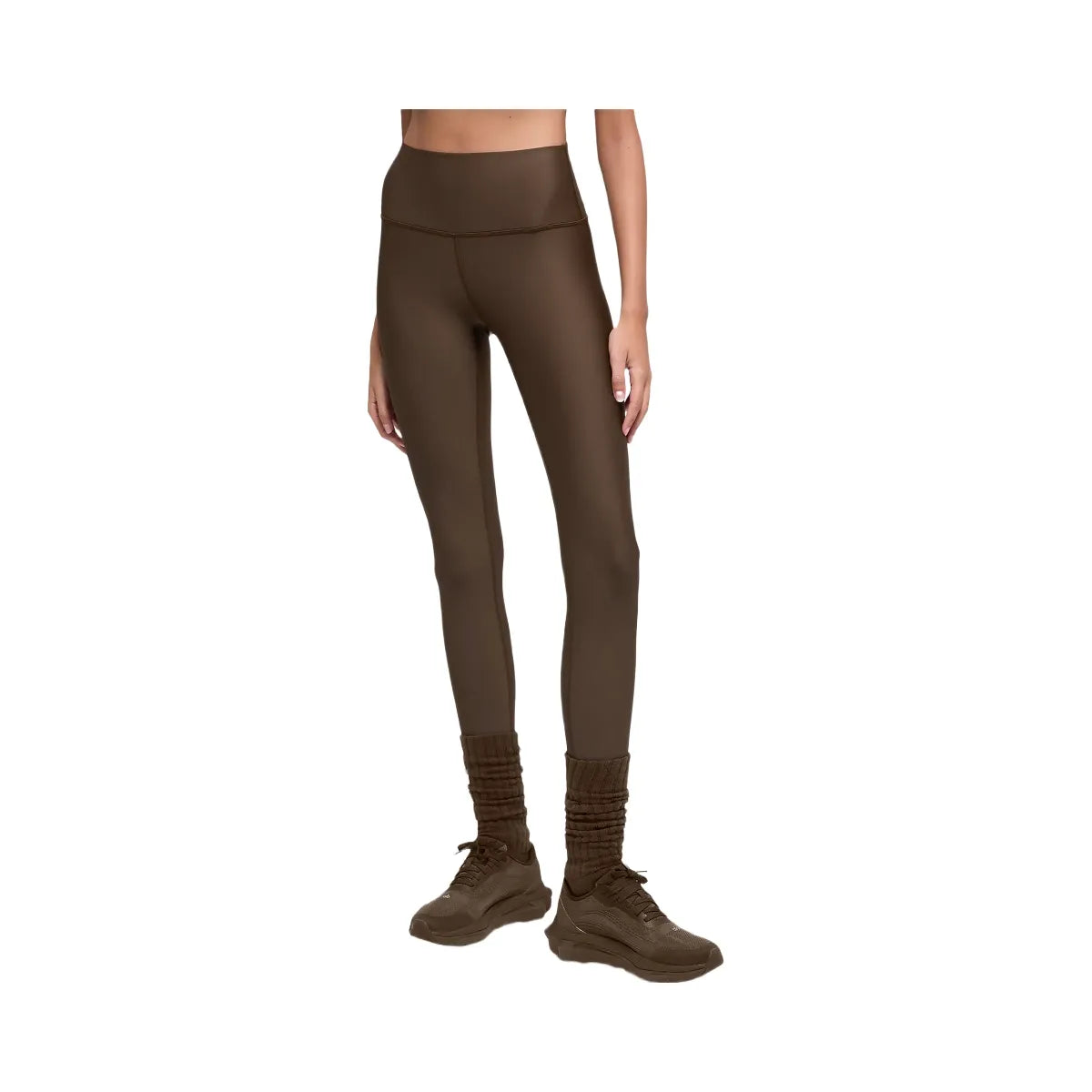 Alo Women's Airlift Winter Warm High-Waist Legging - Espresso
