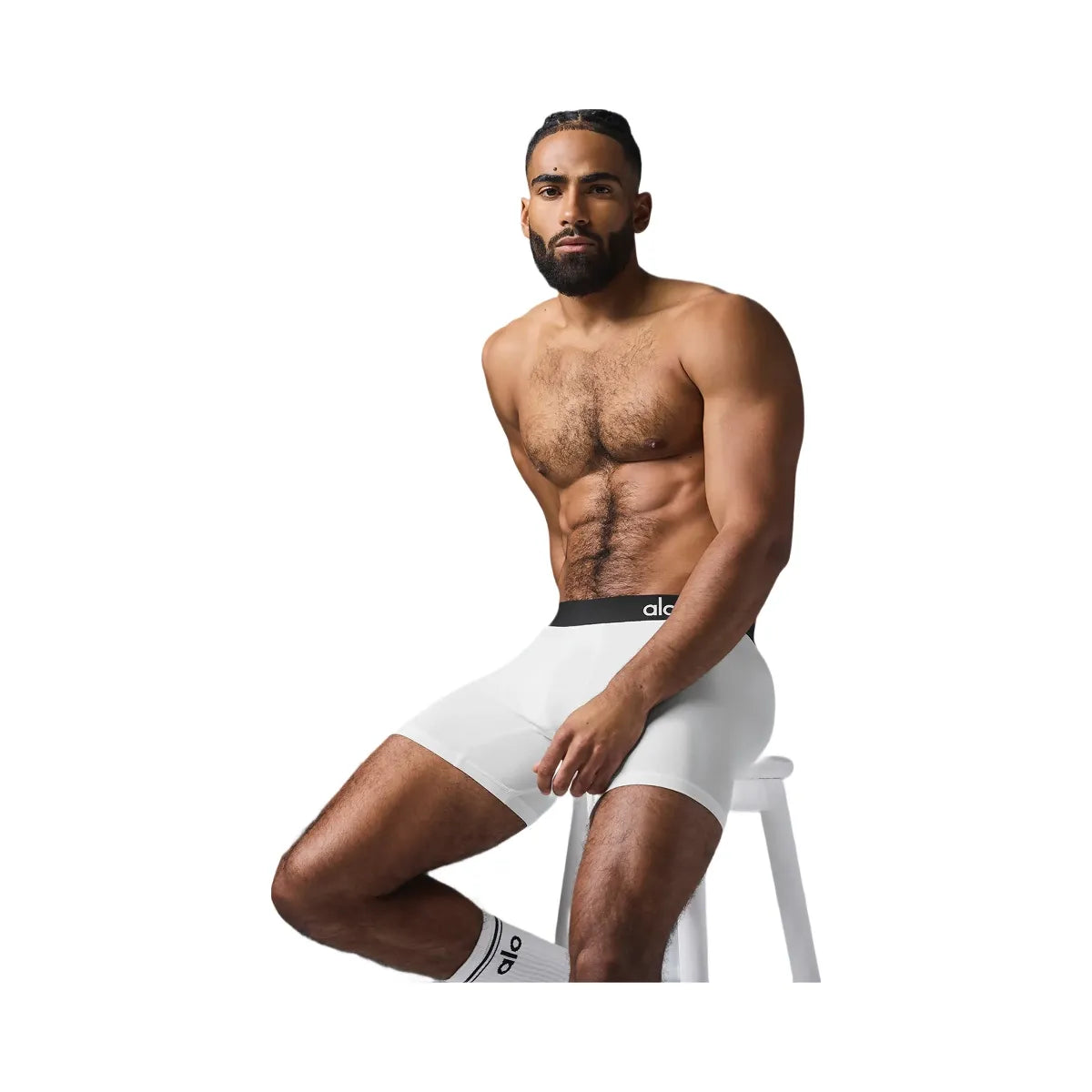 Alo Men's Hero Performance Boxer - White