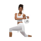 Alo Women's Mesh Front Runner 2 In 1 Short - White