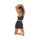 Alo Women's Sport Play High-Waist Knit Short - Black/Onyx