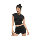 Alo Women's Softsculpt Precision Short Sleeve Top - Black