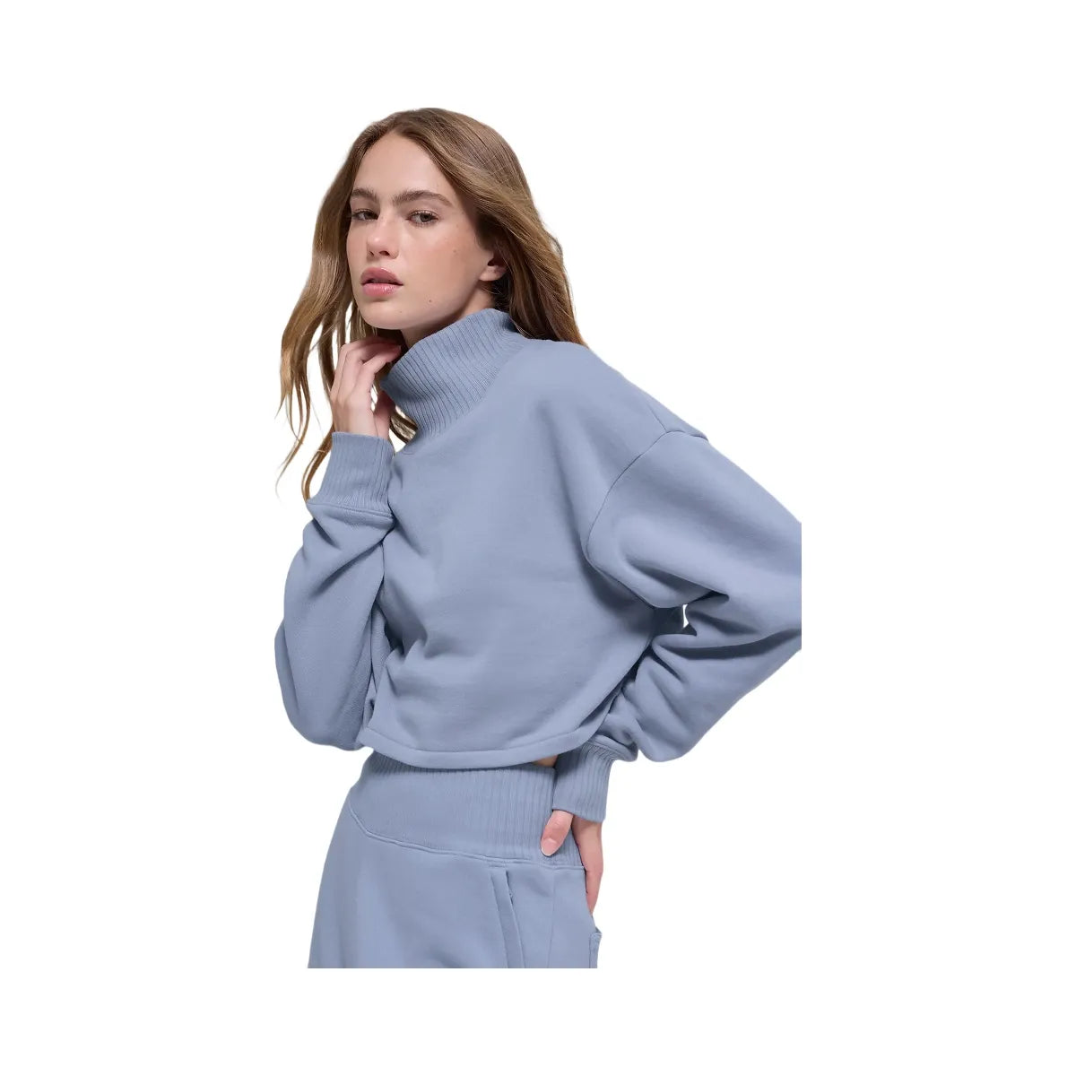 Alo Women's Cropped Serenity Coverup - Winter Frost