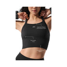 Alo Women's Seamless Ribbed Favorite Bra Tank - Black