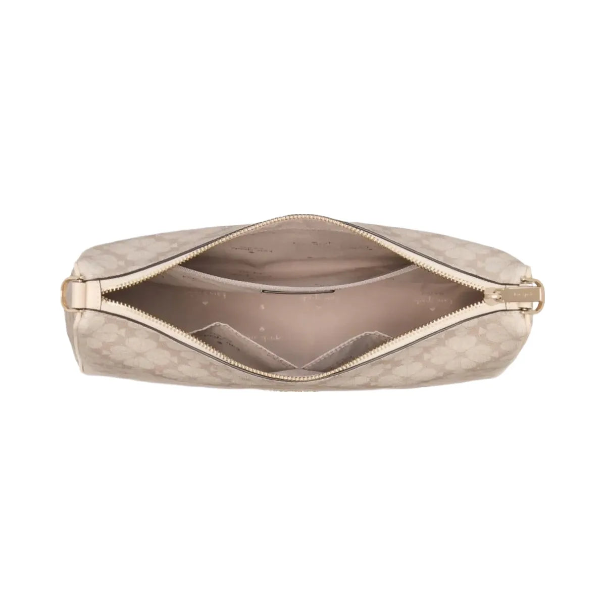 Kate Spade Flower Large Crossbody With Pouch Dark Beige Multi