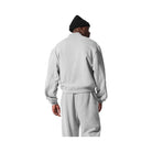 Alo Men's Renown Varsity Jacket - Athletic Heather Grey