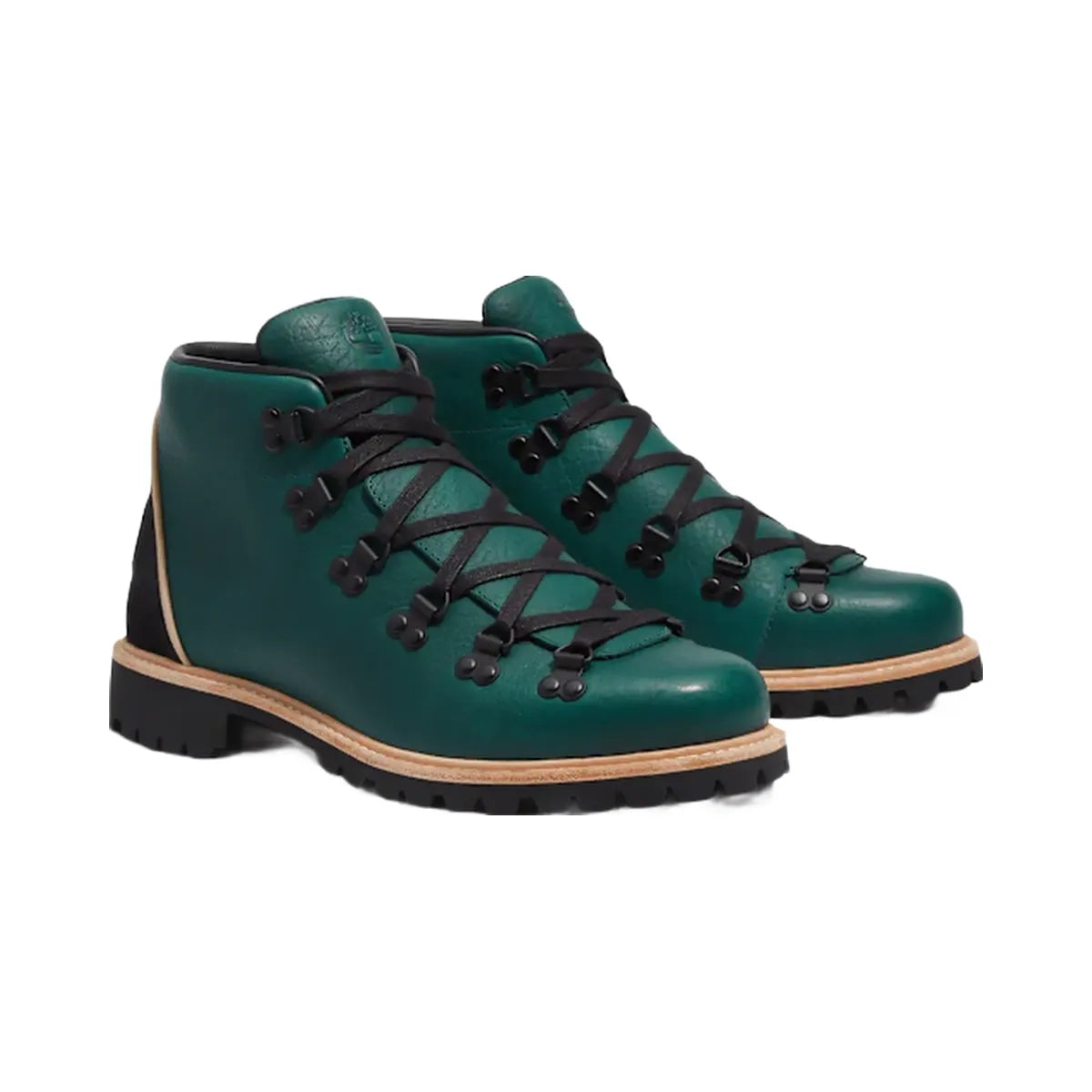 Timberland Authentic Hike Mid Hiking Boot Dark Green Full-Grain Men'S