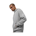 Alo Men's Sports Club Sweater Knit Hoodie - Athletic Heather Grey