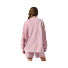 Alo Women's Make Waves Crew Neck Pullover - Sunset Pink Tonal