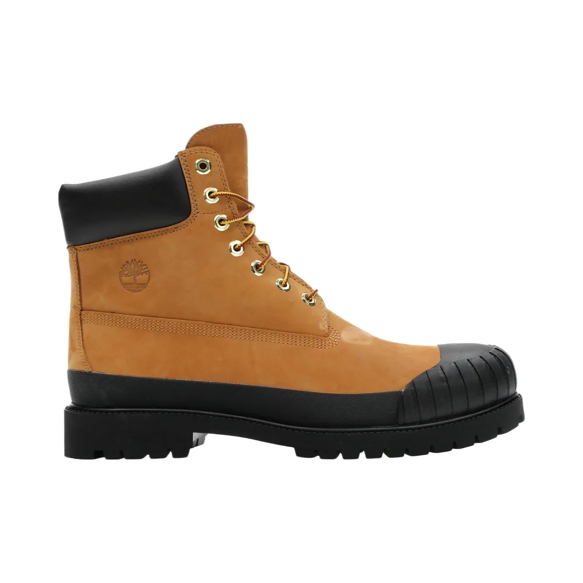 Timberland 6" Premium Boot Rubber Toe Wheat Black