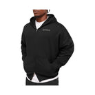 Gymshark Olde English Zip Up Hoodie - Black