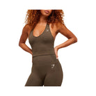 Gymshark Vital Soft Flared Leggings - Espresso Marl