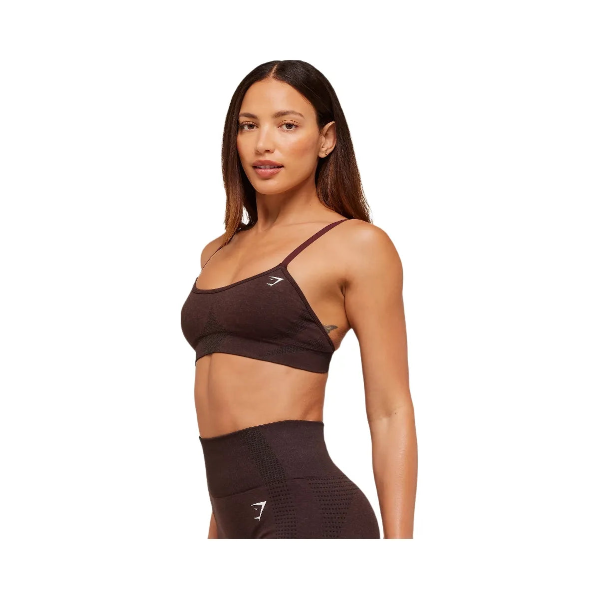 Gymshark Vital Sports Bra - Rich Maroon/Marl