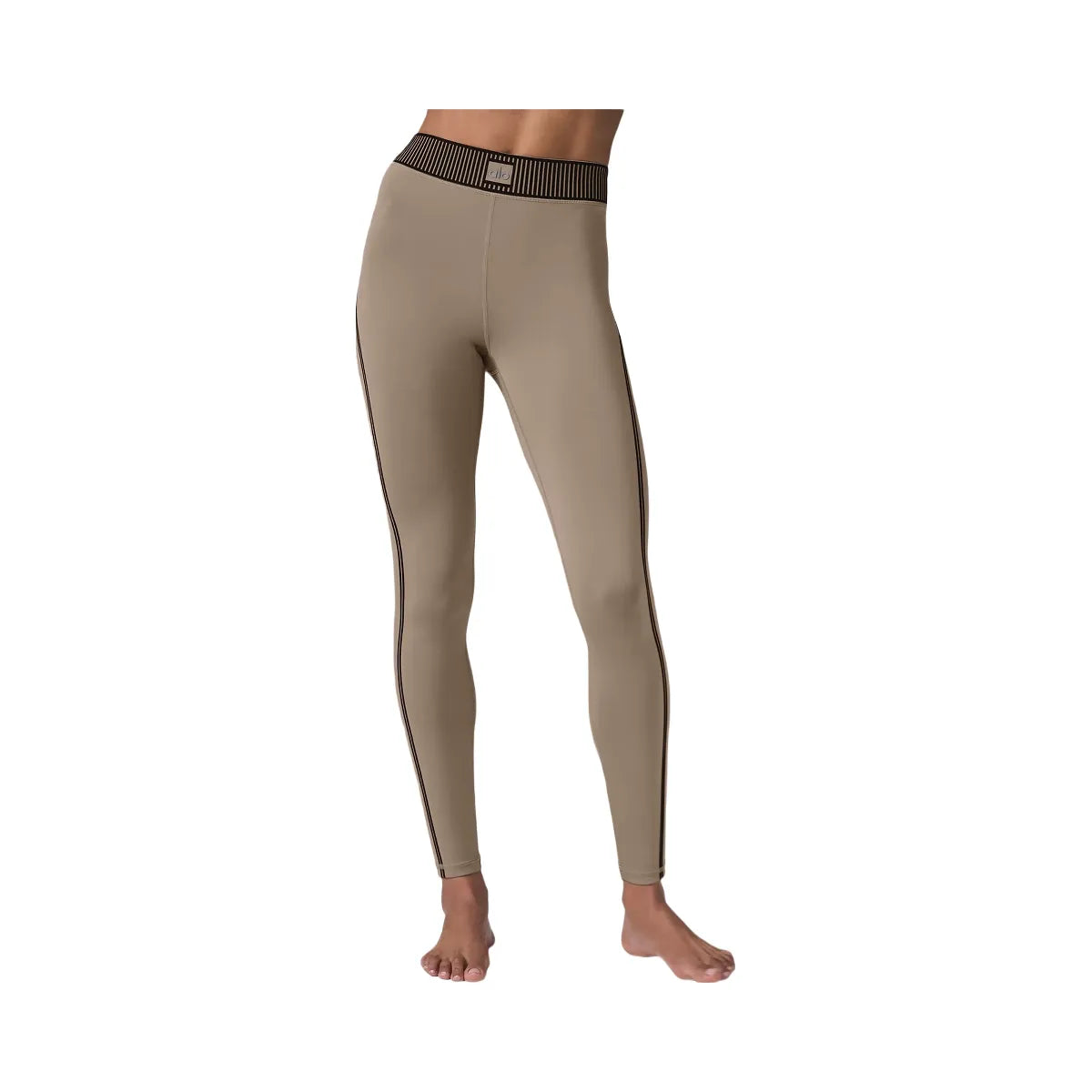 Alo Women's Airlift High-Waist 7/8 Line Up Legging - Gravel