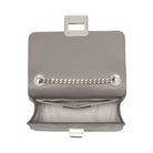 Kate Spade Phoebe Suede Turnlock Mini Flap Crossbody Hare Grey