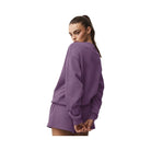Alo Accolade Crew Neck Pullover - Plum Kiss