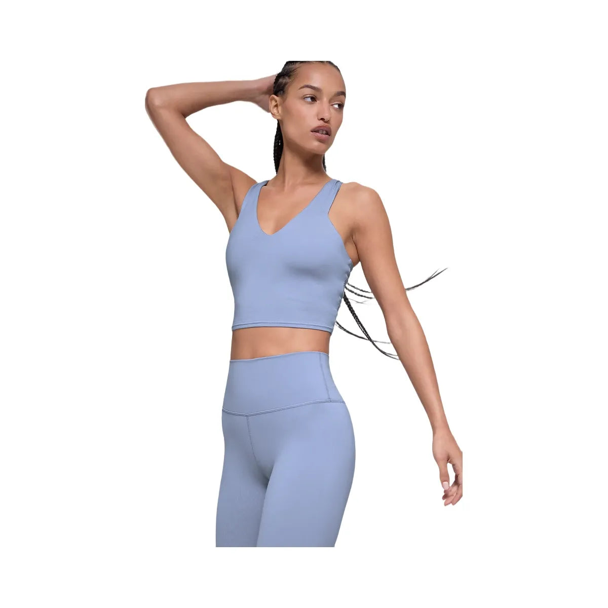 Alo Women's Airbrush Real Bra Tank - Winter Frost