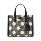 Kate Spade Manhattan Dot Tweed Small Tote Black Multi