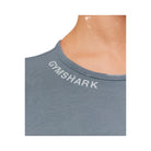 Gymshark Embroidered Logo Crop Top - Iron Blue