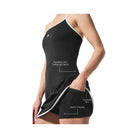 Alo Women's ALO Softsculpt Halter Tennis Dress - Black/White