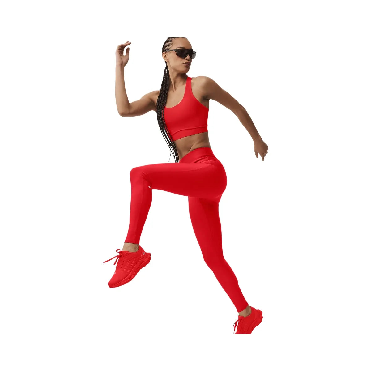 Alo Women's Airlift High-Waist Sleek Legging - Bright Red