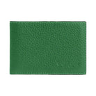 Coach Compact Billfold Wallet Pebbled Leather-Kelly