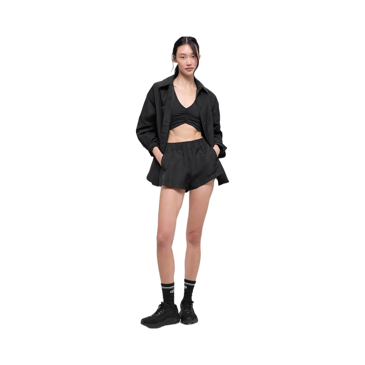 Alo Women's Socialite Shacket - Black