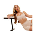 Gymshark Adapt Fleck x Whitney Seamless Shorts - Coconut White