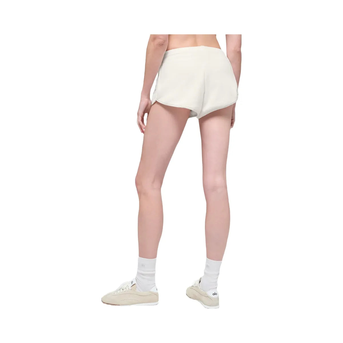 Alo Women's Polar Fleece Retreat Short - Ivory