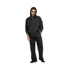 Alo Men's Wool Cashmere New Class Full Zip Hoodie - Black