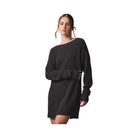 Alo Women's Cashmere Plush Waffle Dress - Dark Heather Grey