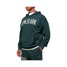 Gymshark Worn Graphic Hoodie - Deep Petrol Blue