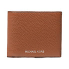 Michael Kors Cooper Pebbled Leather Billfold Wallet Luggage