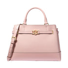 Michael Kors Reed Large Pebbled Leather Satchel Powder Blush