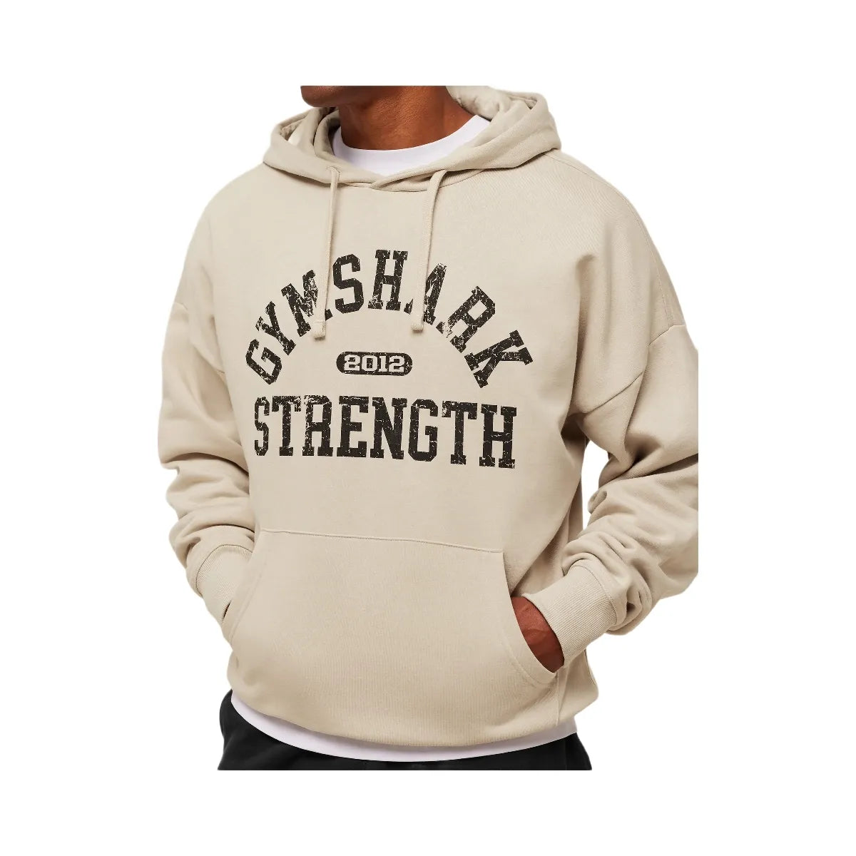 Gymshark 2012 Strength Hoodie - Pebble Grey
