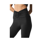 Alo Women's Airlift Mesh High-Waist Divine Capri - Black
