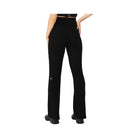 Alo Women's Cashmere Ribbed High-Waist Winter Dream Flare Pant - Black