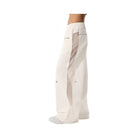Alo Women's High-Waist Origin Wide Leg Track Pant - Ivory