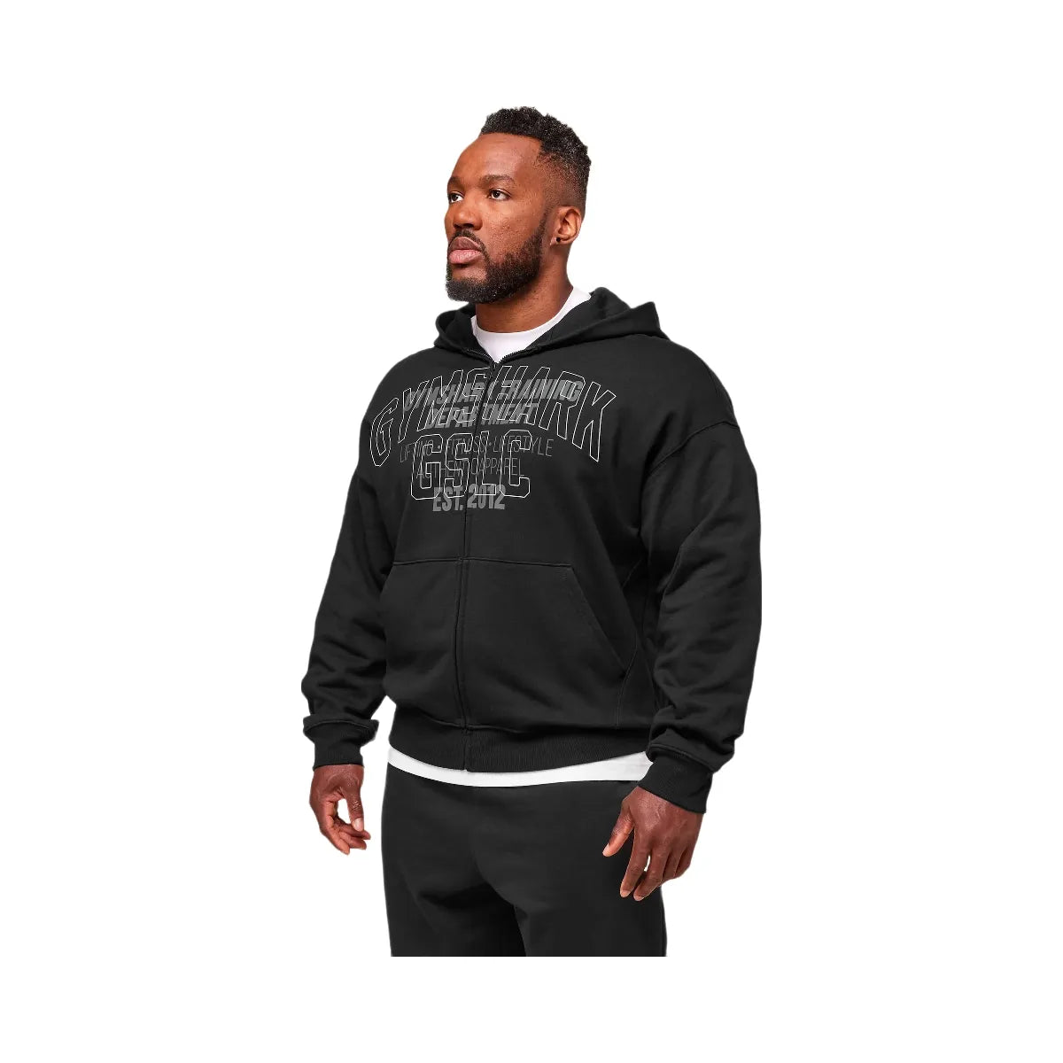 Gymshark Authentic Apparel Zip Up Hoodie - Black