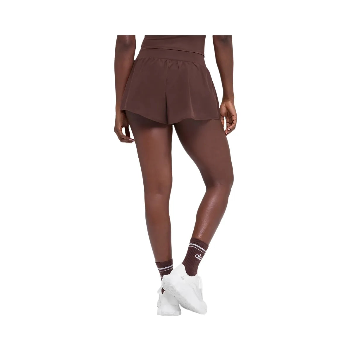Alo Women's Victory Running Short - Brownstone