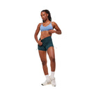 Gymshark Legacy Logo Tight Shorts - Deep Petrol Blue