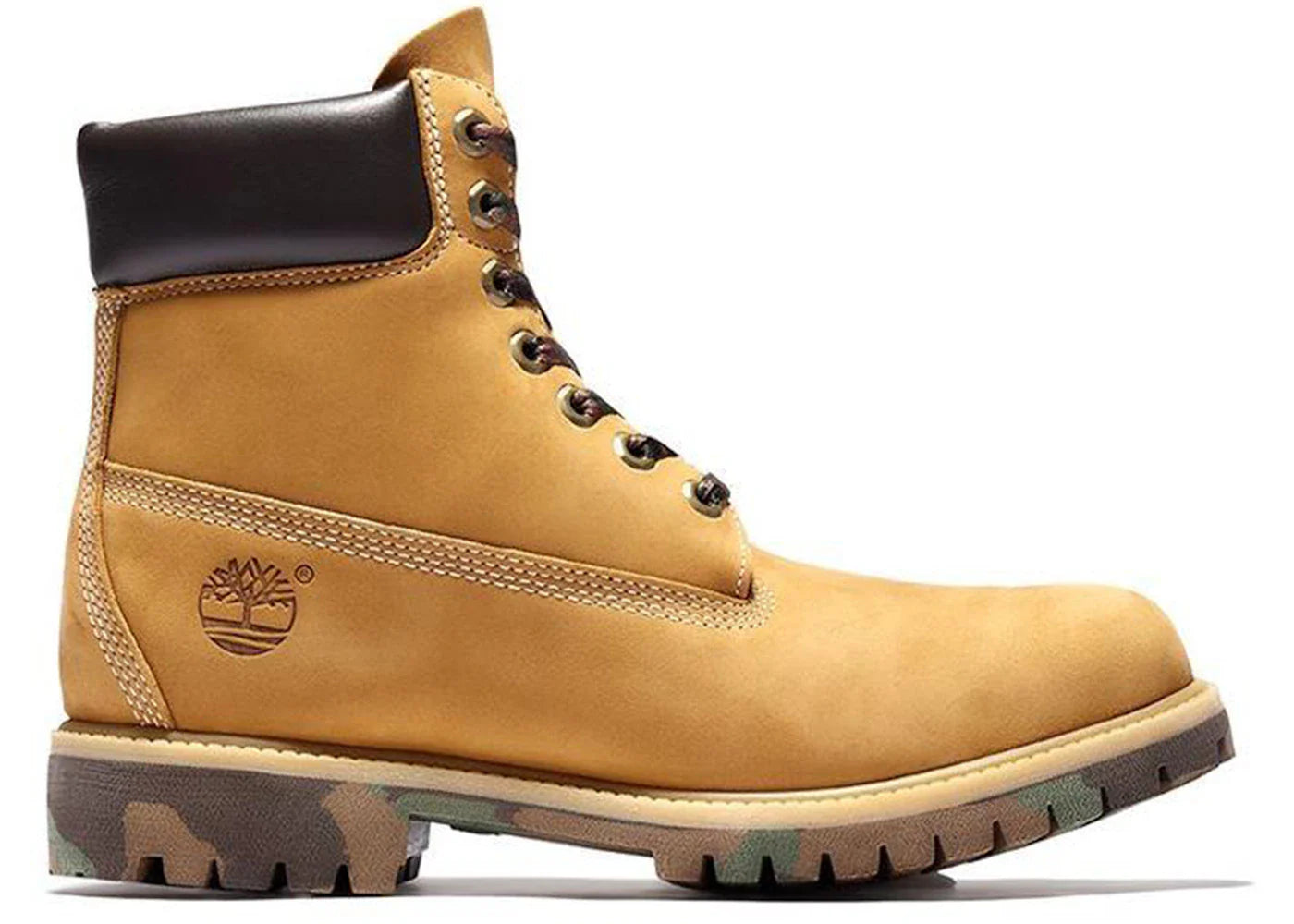 Timberland 6 Premium Boot Wheat Camo Sole