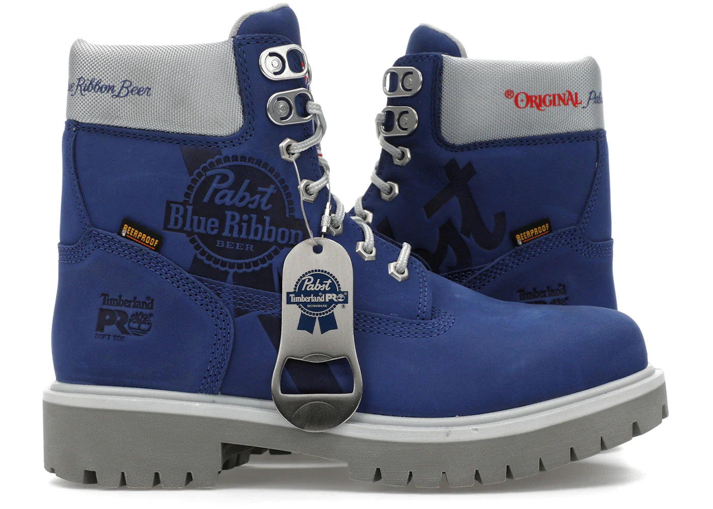 Timberland Pro 6 Soft Toe Work Boot Pabst Blue Ribbon Blue Nubuck