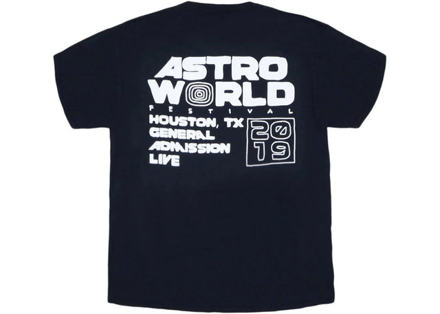 Travis Scott Astro Fest Black Tee - dawntown