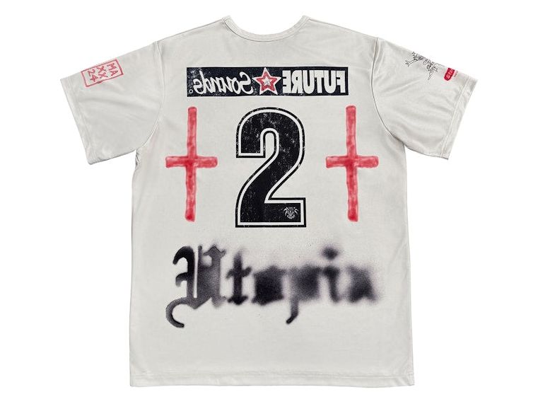 ウェア Travis Scott England Soccer Jersey Travis Scott England Soccer Jersey White – Dawntown