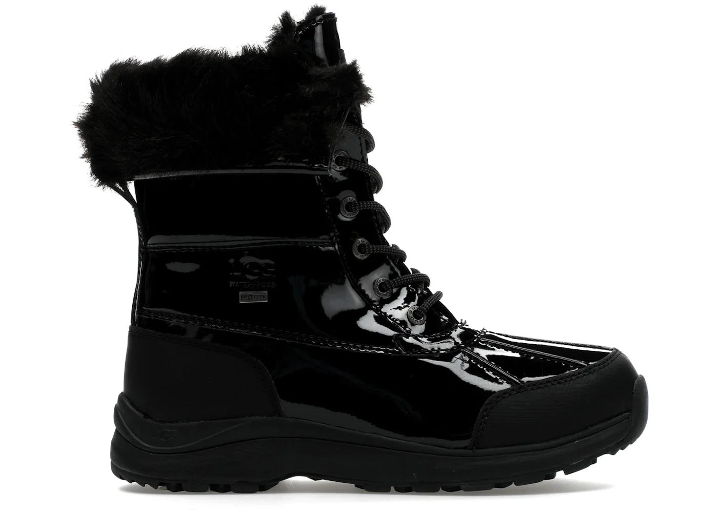 Ugg Adirondack Iii Patent Boot Black Womens