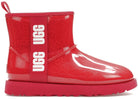 Ugg Classic Clear Mini Boot Hibiscus Pink Womens